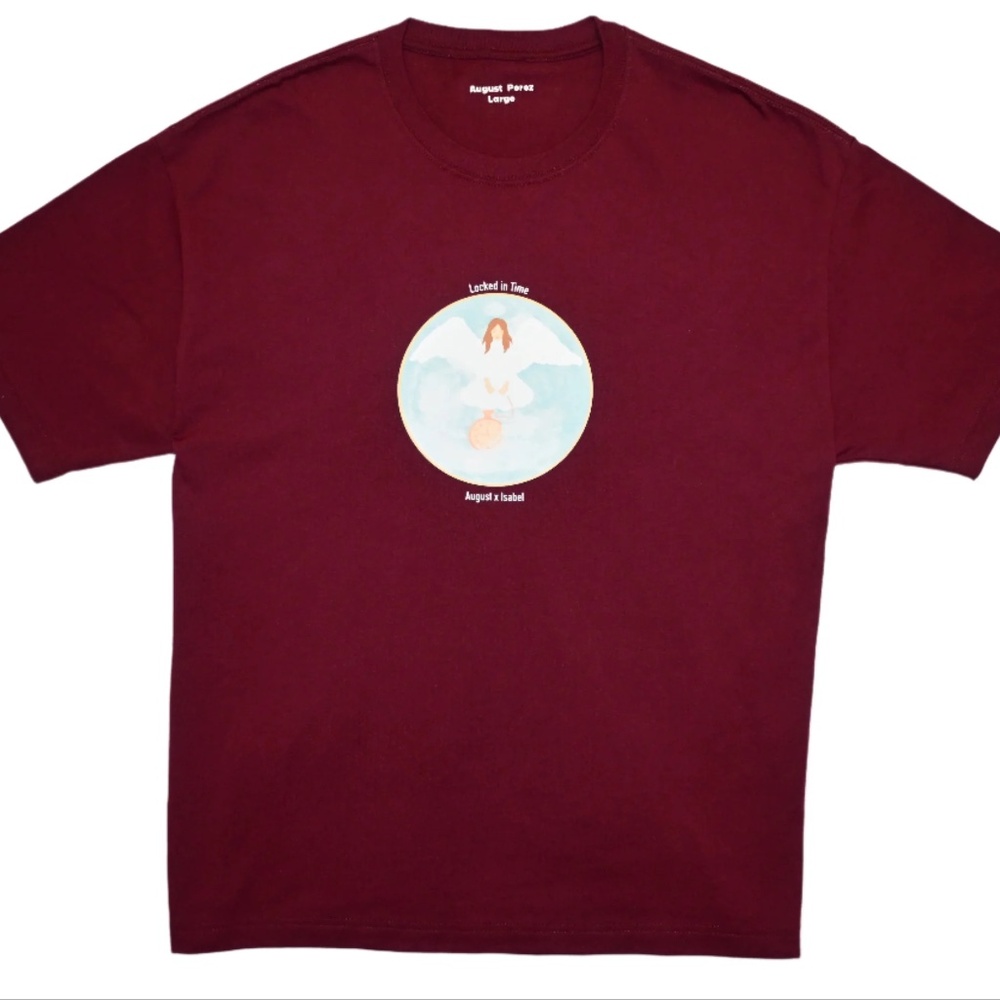 August x Isabel 'Locked in Time' Graphic Tee